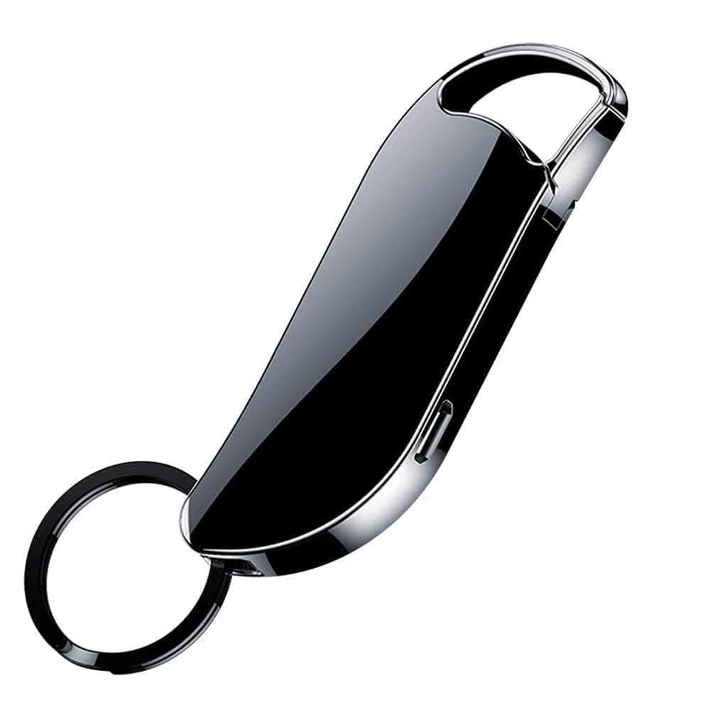 NexKey Mini Keychain Voice Recorder Device with 32GB Memory | 4K HD Audio Recording | Voice Activated Spy Audio Recorder Hidden | Portable Digital Sound Recorder (1, Keychain Voice Recorder)
