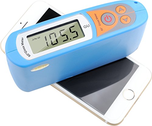 MeterTo High Precision Gloss Meter MA6 60 Degree Glossmeter 0-199.5Gu Accuracy 0.5Gu for Marble Paint
