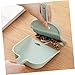 COLLBATH Table Mini Dustpan and Brush Set Easy to Use for Quick Desktop Tidying