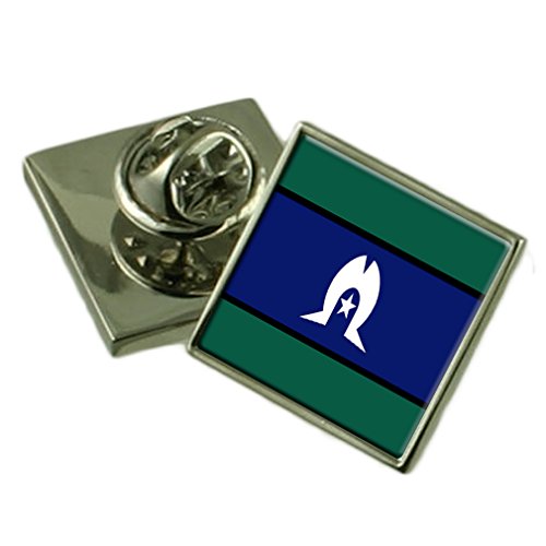 Torres Strait Islanders Lapel Pin Badge Engraved Personalised Box