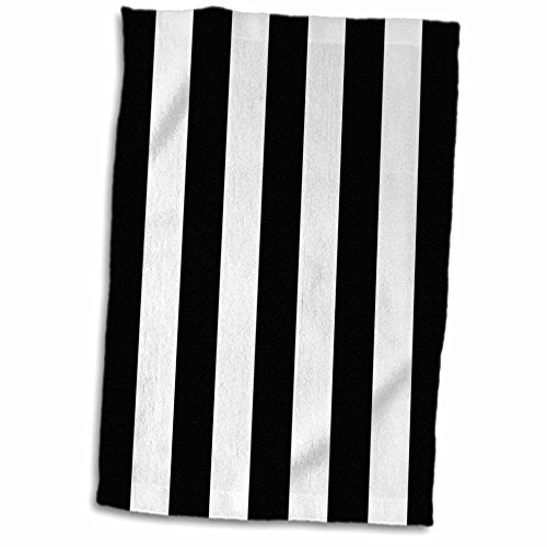 3D Rose Black and White Pattern Retro Towel #TOP16