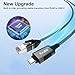Flat USB C to Ethernet Cable 4 FT, Snagless RJ45 to USB Type-C Cord, Directly Connected, Gigabit LAN Network, OFC, for MacBook Pro, iPad Pro, iPhone 15, Galaxy, Laptop, Super Thin, OD: 0.8in x 0.25in