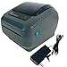 Zebra GK420d Direct Thermal Barcode Printer USB LAN GK42-200210-000 with Adapter (Renewed)