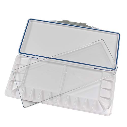 palette de peinture Boîte de boîtes de peinture de Palette d'aquarelle vide de haute qualité pour des fournitures de Palette de peinture d'art professionnel hydratant acrylique ( Color : 18 pans blue