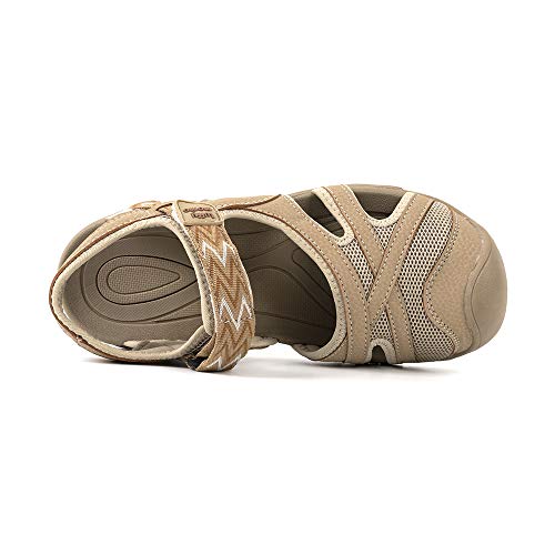 Luffymomo Womens Hiking Outdoor Sandals Sport Athtletic Beach Sandals with Closed Toe3
