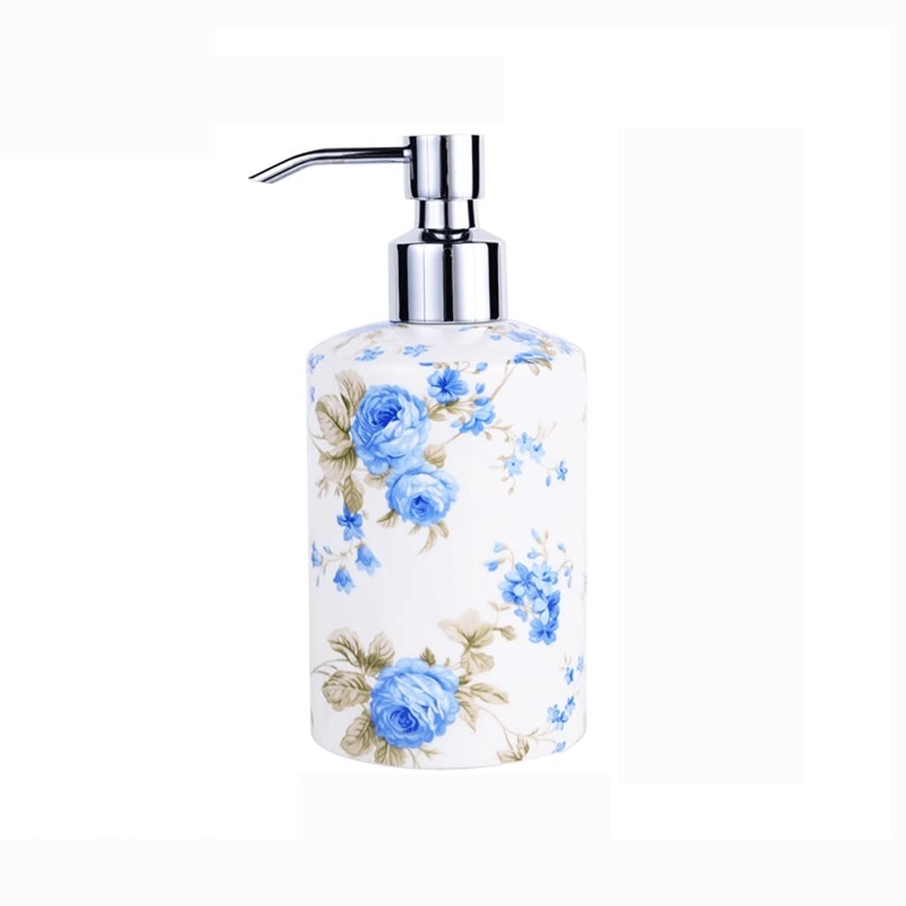 Kitchen Soap Dispenser Bathroom Soap Dispenser Kitchen Soap Dispenser Ceramic Hand Soap Bottle Hand Soap Dispenser (12.67oz) Handsoaps Dispenser