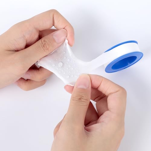 Miniatura 5 de Aiqinu 6 Rollos De Cinta-Teflón Profesional De 10mx13 Mm.Cinta Selladora De Tubería, Cinta Y Tape, Selladora De Tubería Para Plomería, Cinta Reparadora Blancos