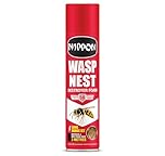Nippon Wasp Nest Destroyer Foam, Fast-Acting, Powerful Aerosol Spray, Effective at 3 metres, Quick Acting, Suitable for Indoor and Outdoor Use- 300ml