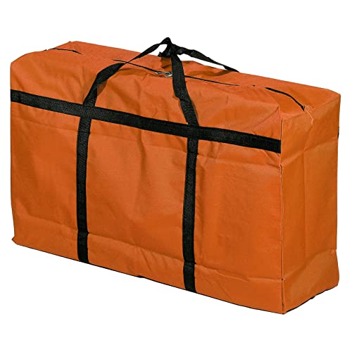 Bolsa de mudanza de 125L con cierre reforzado PATIKIL naranja gran capacidad 2
