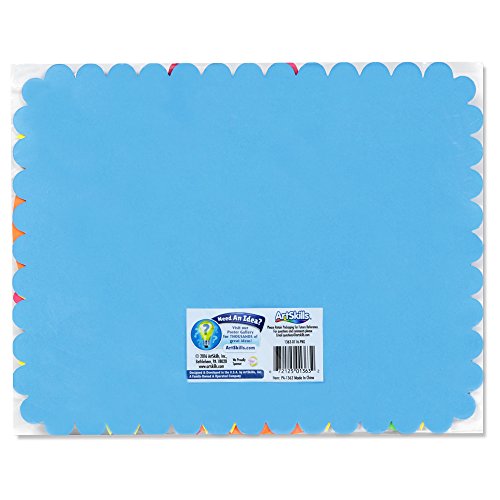 Artskills 11" X 14" Poster Boards Shapes School Project Supplies, Neon, 5 Pack #TOP1