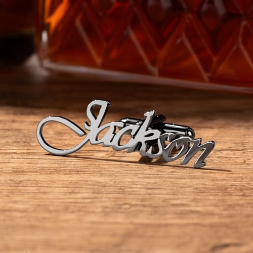 Mancuernillas personalizadas de plata para hombre miniatura 4