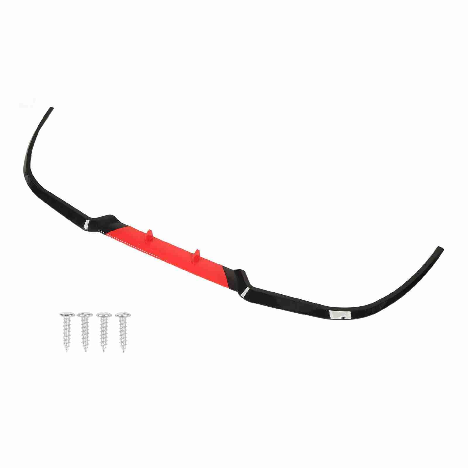Przedni Separator Zderzaka, ABS Spoiler Przedni 114 Cm, 3 Części,