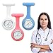 3 relojes de silicona para enfermeras con broche de diseño de control de infecciones Imagen de 3 relojes de silicona para enfermeras con broche de diseño de control de infecciones