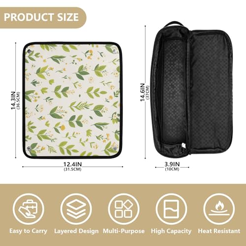 Bolso de viaje para herramientas de cabello con estera resistente al calor miniatura 4