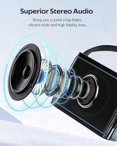 Miniatura 3 de Karaoke 2 Microfonos Inalambricos,Máquina De Karaoke Portátil Para Adultos Y Niños, Altavoz Bluetooth Portátil Con Sistema Pa, Luces Led, Soporta Tarjeta Tf Usb, Entrada Aux, Fm, Usb