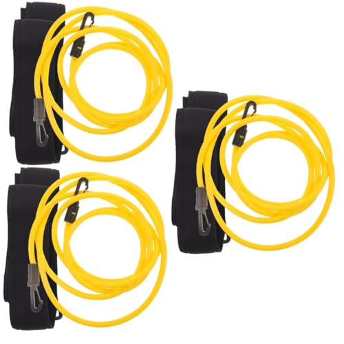 Toddmomy 3 Juegos Banda De Resistencia De Natación Tirar Nadando Flotador Inflable para Piscina Cinturón De Flotabilidad Cinturón De Natación Burbuja Cable Poliéster
