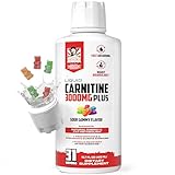 Liquid L-Carnitine 3000mg | Advanced 4-in-1 Formula with Acetyl L-Carnitine, L-Tartrate, ProGBB® & Vitamin B Complex, Stimulant-Free High Absorption L Carnitine Supplement for Energy & Metabolism 16oz