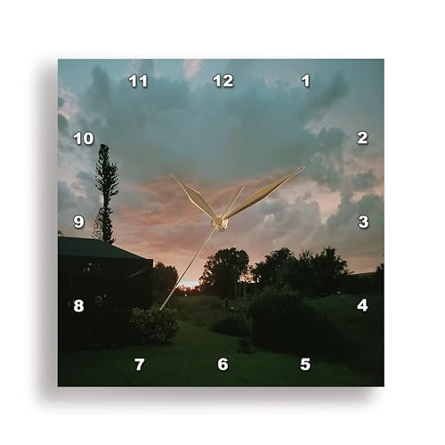 3dRose Image of Photo of Aqua Anf Peach Florida Sunset