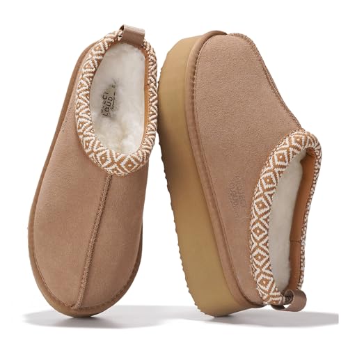 Project Cloud Genuine Leather Platform Slippers