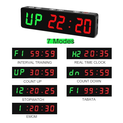 Temporizador Digital para Entrenamiento Interválico 2pcs miniatura 3