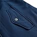 YYNUDA Damen Winterparka Dicker Warm Lang Wintermantel mit Fellkapuze Winter Jacke Outdoor Jacke für Winter Navy blau L