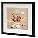 12x12 Picture Frame with Mat for 8x8 Picture - Engineered Wood Shatter Resistant Plexiglass - Gallery Wall Frame for 30x30 cm Prints, Wall Mounting (Black, 1 Pack)