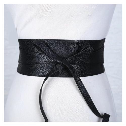 Women's Decorative Belt Women Belt For Dress Leather Bowknot Wide Belts Waistband Coat Corset Solid Color Waistbelt