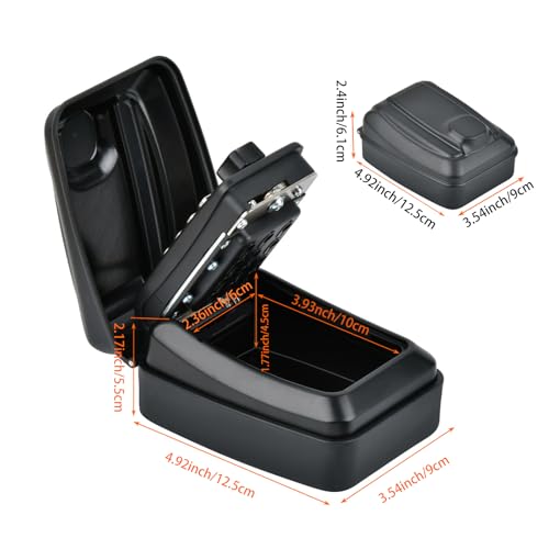 Toguma Caixa de bloqueio de chave para suporte de parede externa para chave de casa, caixa de armaze