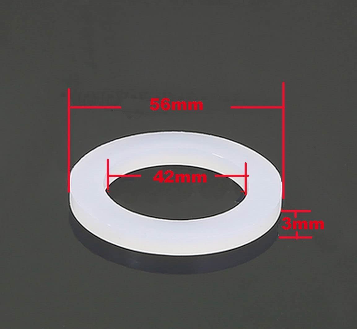 12pcs?Silicone?sealing Gasket 56X42X3mm Adapt to water pipe connection sealing