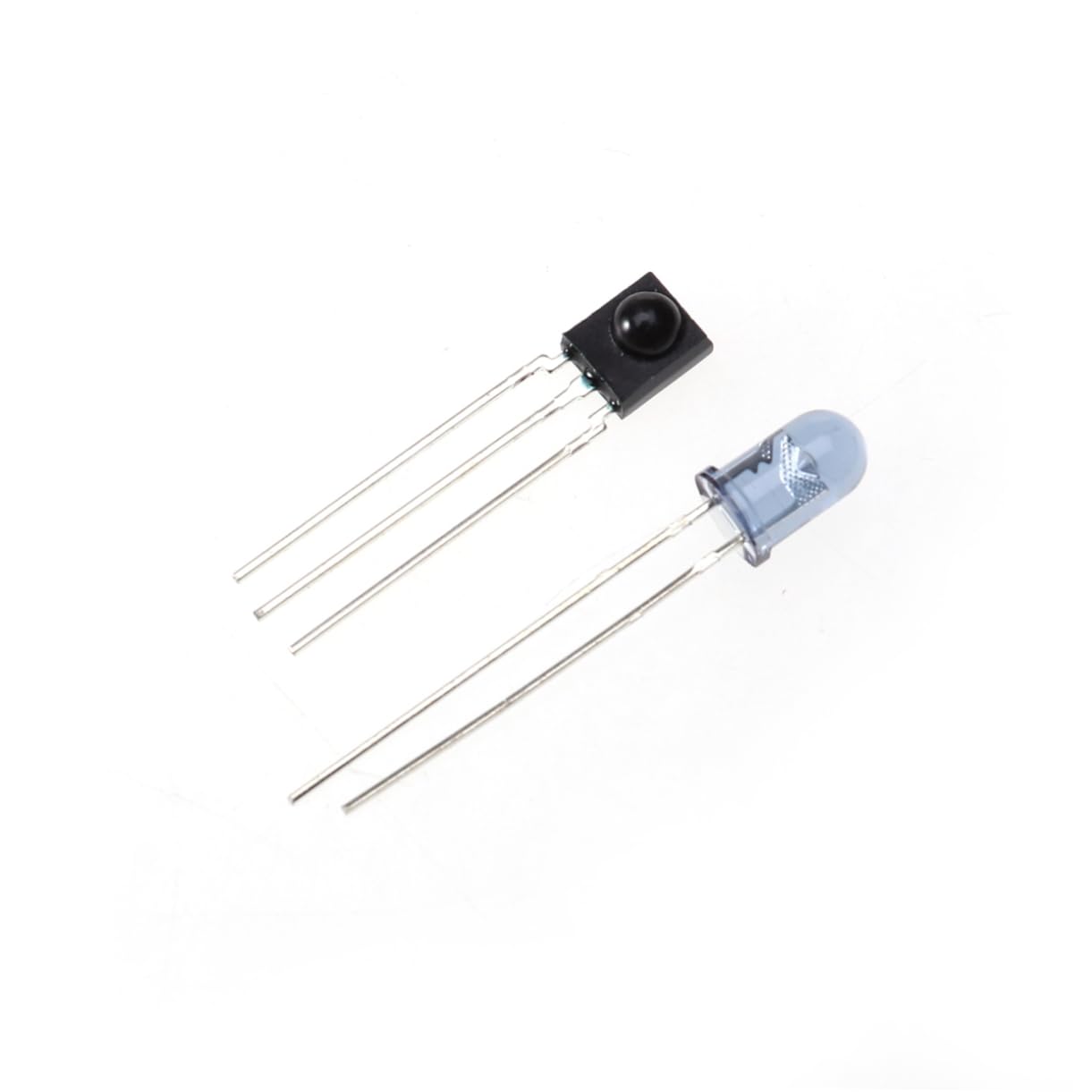 Uonlytech Juego De 5 Emisores y Receptores Infrarrojos IR Hs0038b Tsal6200 para Control Remoto Distancia De 18-20m De 38 Khz
