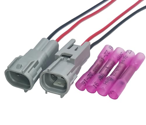 2 conectores de luz de marcador lateral de 2 pines 9098011155 para reemplazar lámpara de liquidación 1998-2011 90980-11155 6188-0266