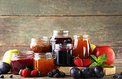 Image of Hexagon Shape Glass Jar and Container (250 ml) with Rust Proof Air Tight Lid - PACK OF 6