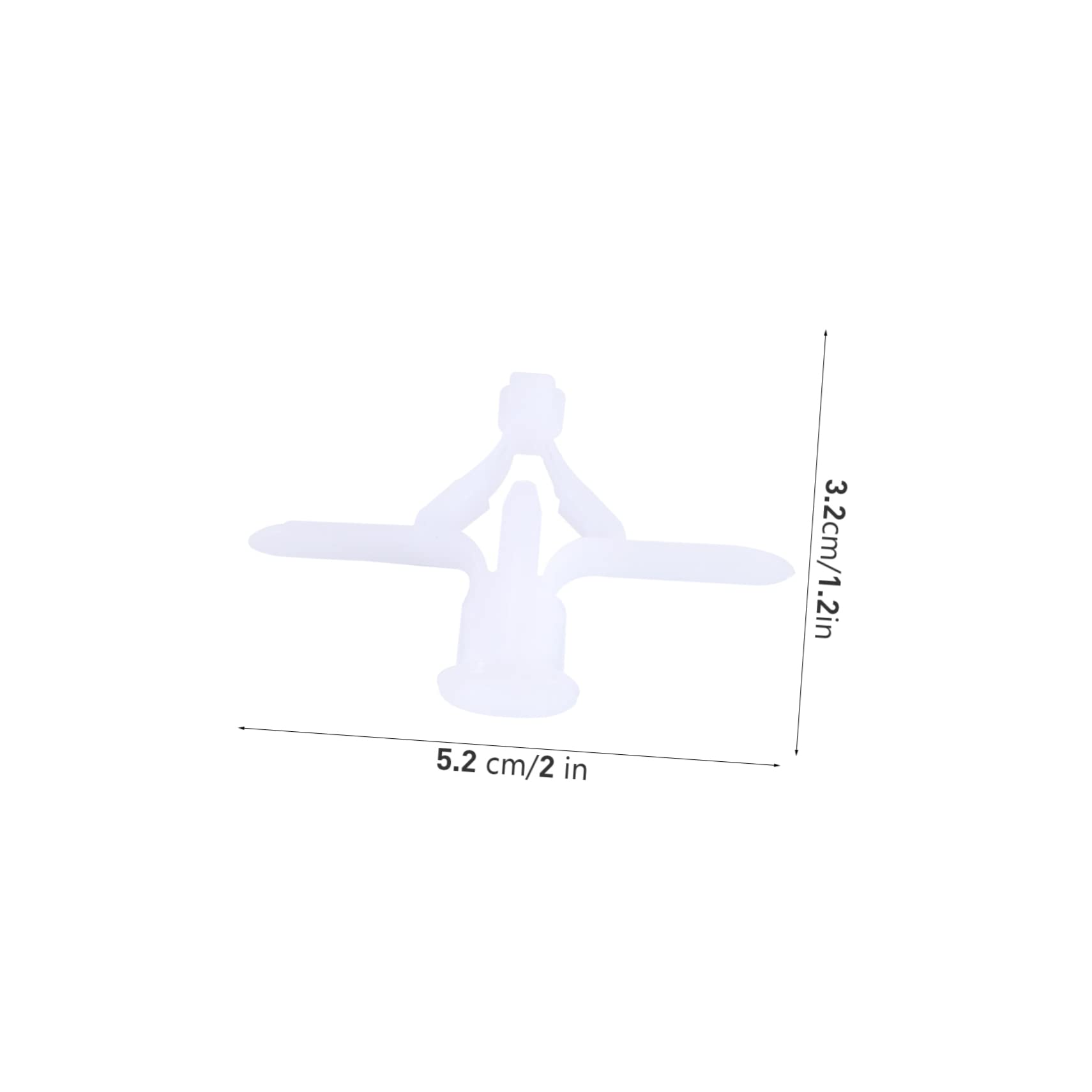 SOLUSTRE 100pcs Drywall Repair Expansion Plug Nails Wall Fixer for Drywall Spackle