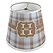Two Color Plaid Empire Lamp Shade (Personalized)