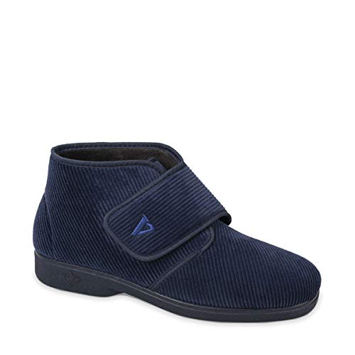 Chaussons d'hiver homme Vallevert 26816 bleu isolants taille 42