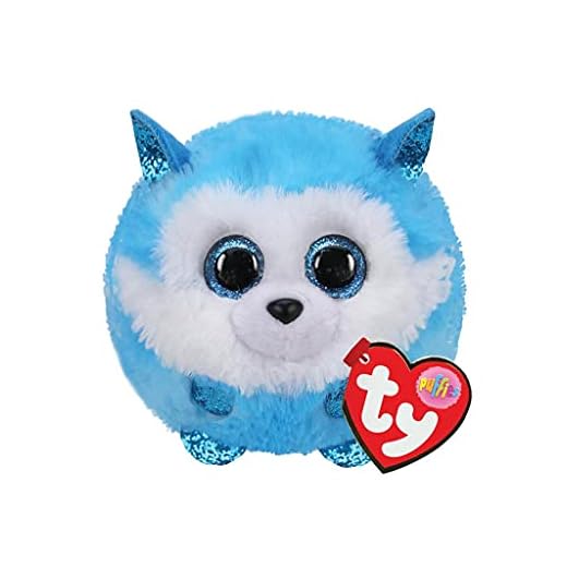 Ty UK Ltd- Prince Husky Puffies Jouet en Peluche, 42513, Multicolore, 7cm