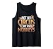 Not My Circus Not My Monkeys Funny Cute Monkey Design Family - Figura decorativa de peluche Camiseta sin Mangas