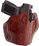 Hazza Optic Ready Leather Holster for Canik Mete MC9 - Red Dot Compatible Custom Fit OWB Pancake...