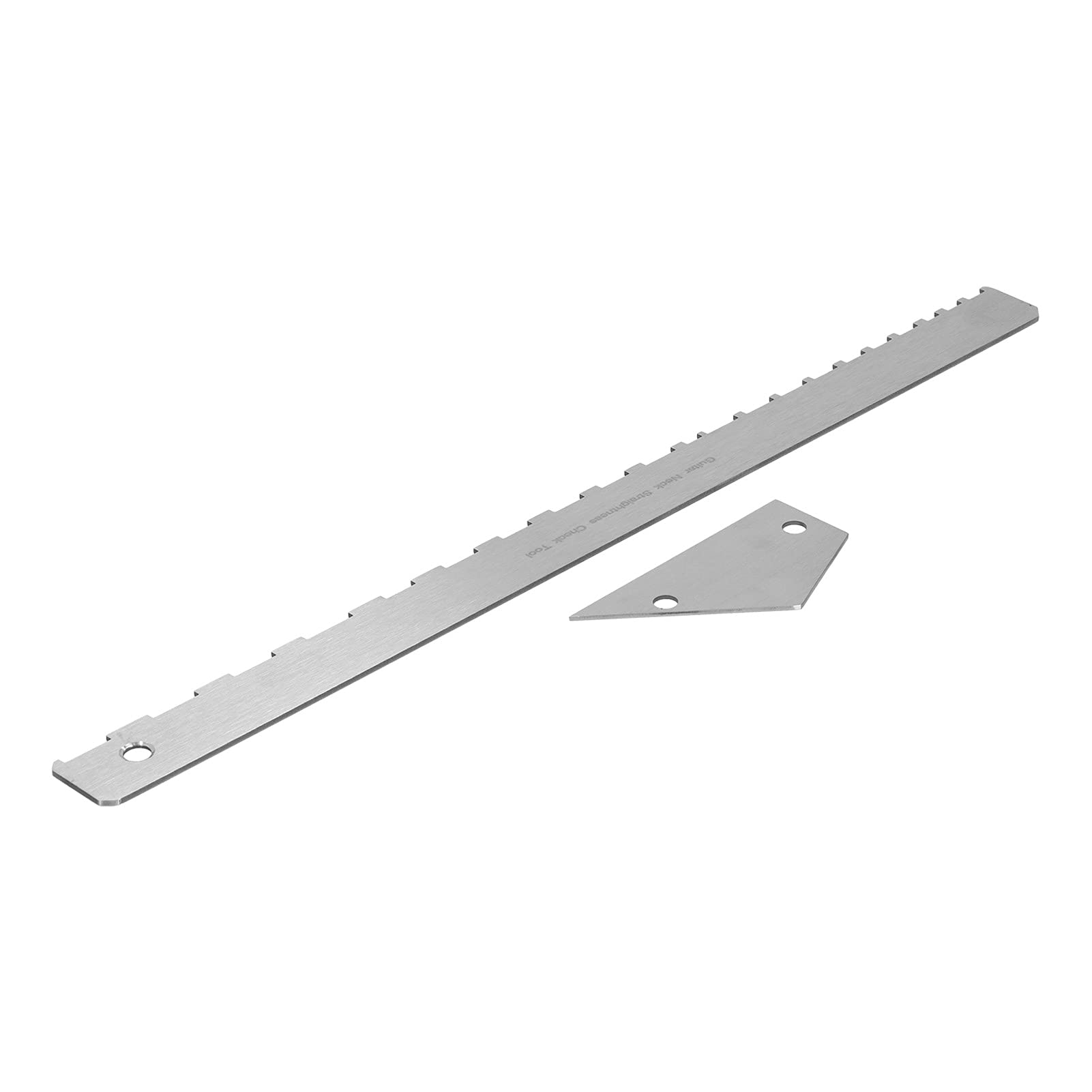 Set di Righelli per Collo di Chitarra Misurazione Accurata Righello di Livellamento Dentellato Strumento per Liutai per Basso Elettrico per Chitarra