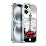 Head Case Designs Big Ben Torre Dell'orologio Londra Il Meglio di Ogni Luogo Set 2 Custodia in Gel [Protezione di Grado Militare] Compatibile con Apple iPhone 16 Plus E Compatibile con MagSafe