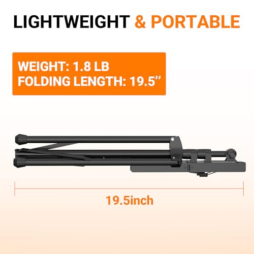 IRONTREE Music Stand - 2 in 1 Dual-Use Desktop Book Stand Folding Music Holder Portable and Lightweight with Music Sheet Clip Holder & Carrying Bag Suitable for Instrumental Performance (Black) - 5