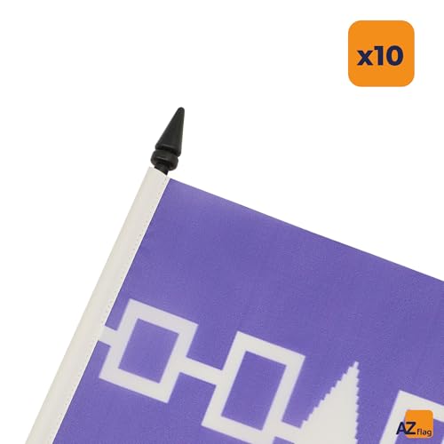Drapeau de table Iroquois en polyester pour pavoisement intérieur rapide