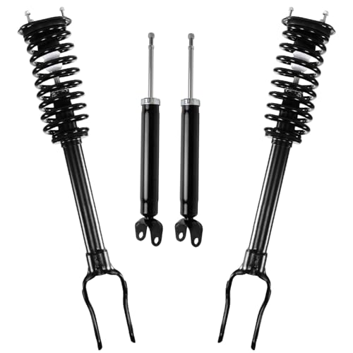 Detroit Axle - RWD Front Struts Rear Shocks for Jeep 2011-2015 Grand Cherokee [3.6L], 2012 2013 2014 Struts with Coil Spring Shock Absorbers Assembly Replacement Suspension Kit