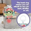 Lamaze Finlees Look Book - Interactive Crinkle Book for Sensory and Developmental Play - Clip on for Stroller, Car Seat or Diaper Bag - High Contrast Touch and Feel Baby Books - Ages 6 Months and Up