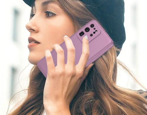 Image of DIZORO Samsung Galaxy S20 Ultra Case 6.9inch, Liquid Silicone Gel Rubber Shockproof Case Soft Microfiber Cloth Lining Cushion Compatible with Samsung S20 Ultra (Lilac)