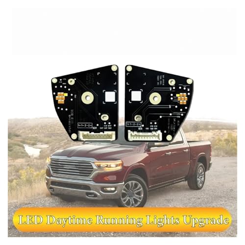 Module LED DRL Dodge Ram 1500 phares de jour 2019-2022 blanc - 3