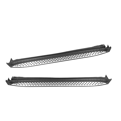 Estribos laterales aluminio negro y plata para Mercedes Benz ML miniatura 4