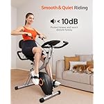 YOSUDA Folding Exercise Bike - Foldable Stationary Bike for Home Gym Workout - Image 5