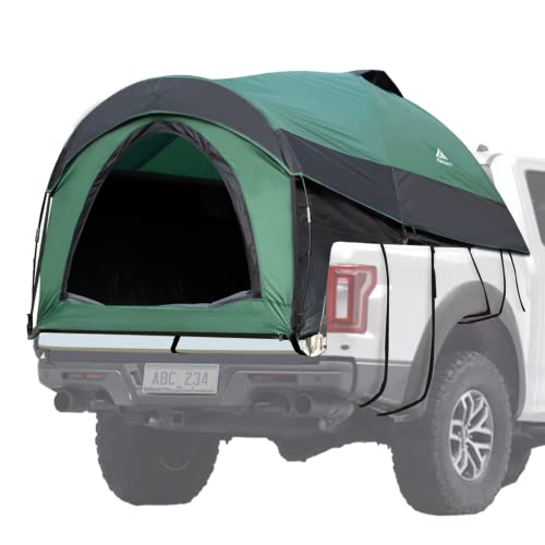 Forceatt Truck Bed Tent, Fits 5’-6.5’ , Waterproof Pu2000Mm Pickup 6.5 Foot Bed, Easy Setup 2 People Portable Truck Tents For Camping, Hiking, Fishing #TOP12