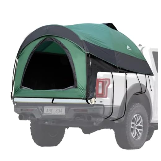 Forceatt Truck Bed Tent, Fits 5’-6.5’ , Waterproof PU2000mm Pickup 6.5 Foot Bed, Easy Setup 2 People Portable Truck Tents for Camping, Hiking, Fishing